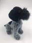 Preview: German wirehaired pointer stuffed hound black hunting dog