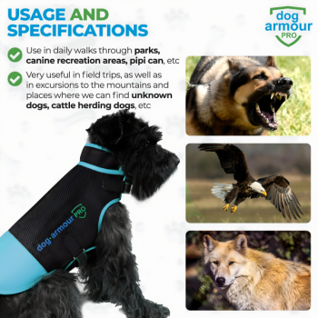 New Blue anti-bite protection vest K2 2.0 for dogs