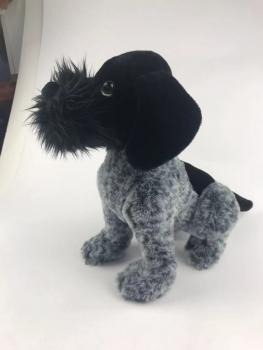German wirehaired pointer stuffed hound black hunting dog