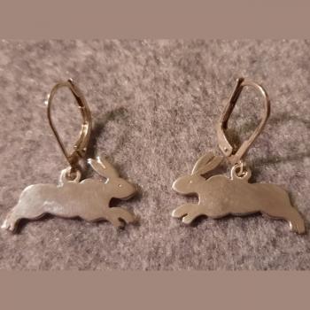 Earrings Hare Clip Clasp Hunting | Handmade Hunting Jewelry