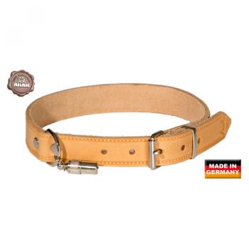 AKAH Collar Riveted Bark Tanned Leather