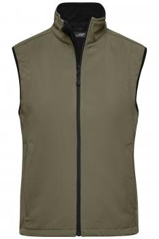 Womens Vest with German Hunting Terrier embroidered brown or oliv
