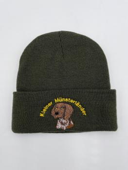 Preview: KLM Strick Mütze grün