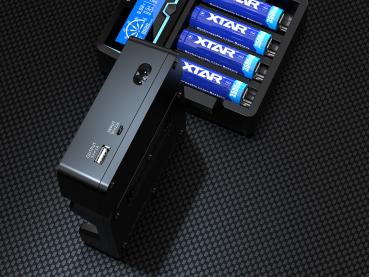 Xtar X4 – Vier-Schacht Ladegerät für Lithium Ionen und Ni/MH Akkus
