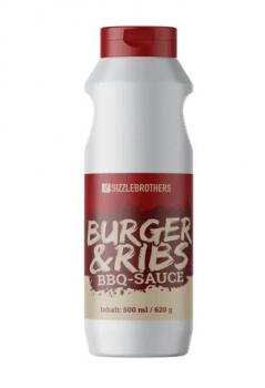 Burger & Ribs BBQ-Sauce - SizzleBrothers