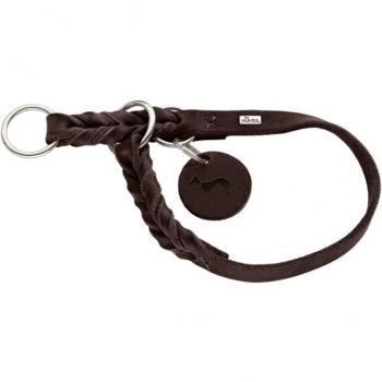 Hunter Training Collar Solid Education Leather/Olive Green or brown