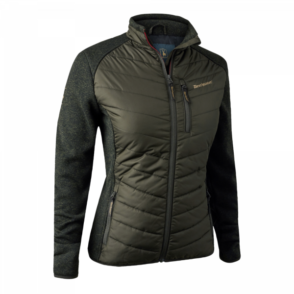 DJT Deerhunter Damen Jacke mit Stick, dunkelgrün