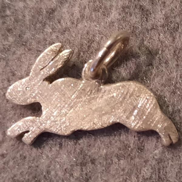 Hare Pendant Polished and Matted | Handmade Hunting Jewelry