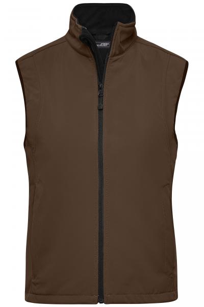 Womens Vest with German Hunting Terrier embroidered brown or oliv