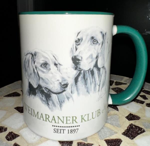 Tasse mit Druck Weimaraner Klub e.V.