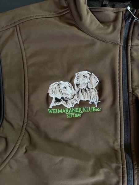 Women´s Softshell Jacket | Microfleece Softshell embroidered with "Weimaraner" - Kopie