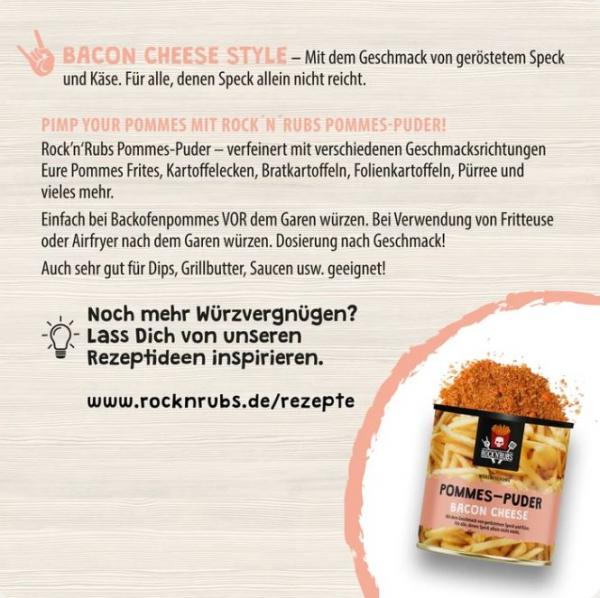 Pommes Puder – Bacon & Cheese – RocknRubs