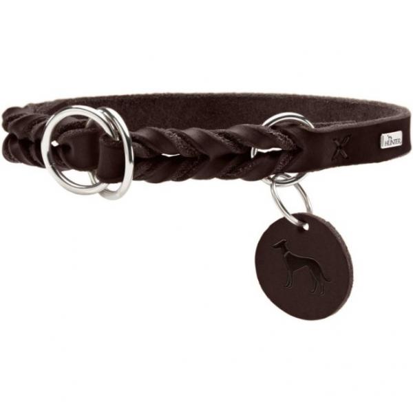 Hunter Training Collar Solid Education Leather/Olive Green or brown