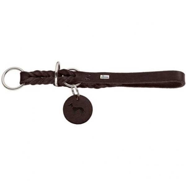Hunter Training Collar Solid Education Leather/Olive Green or brown